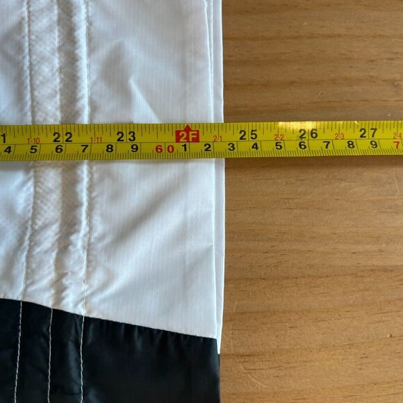 adidas Women's Logo Running Windbreaker Hoodie XS Black White HF2149 - Picture 13 of 13